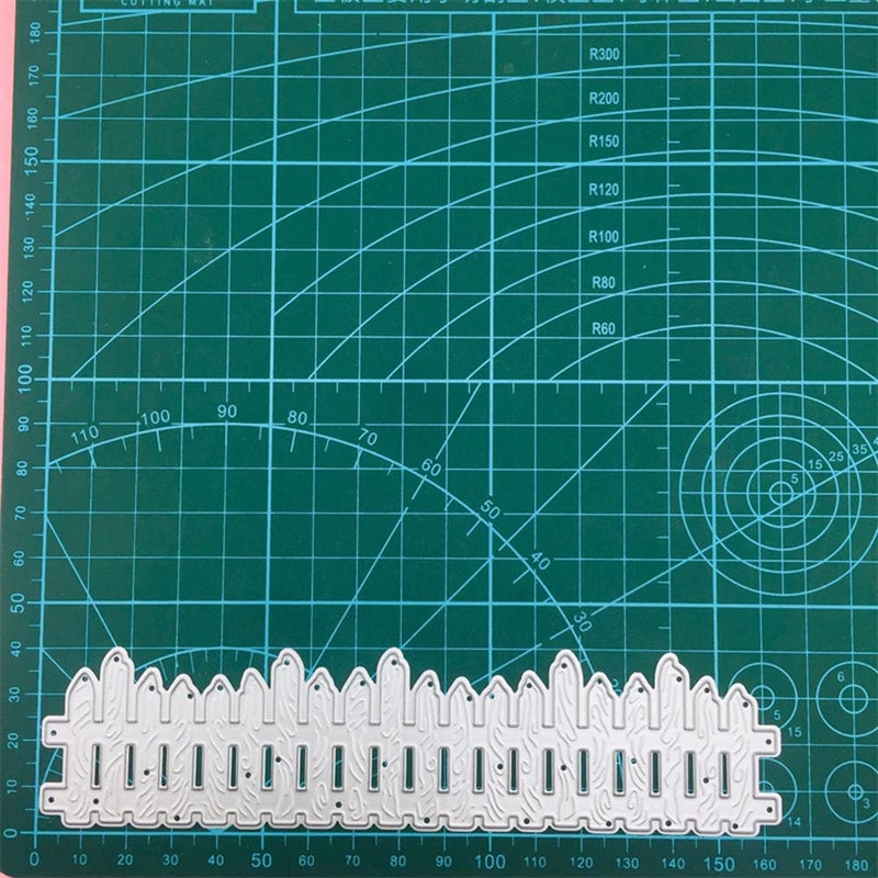 MALISTLN Fence Cutting Dies Grass Straw Die Cuts Metal Embossing Stencils Template Mould for Card Scrapbooking Album Paper Card Decor and DIY Crafting - Image 3